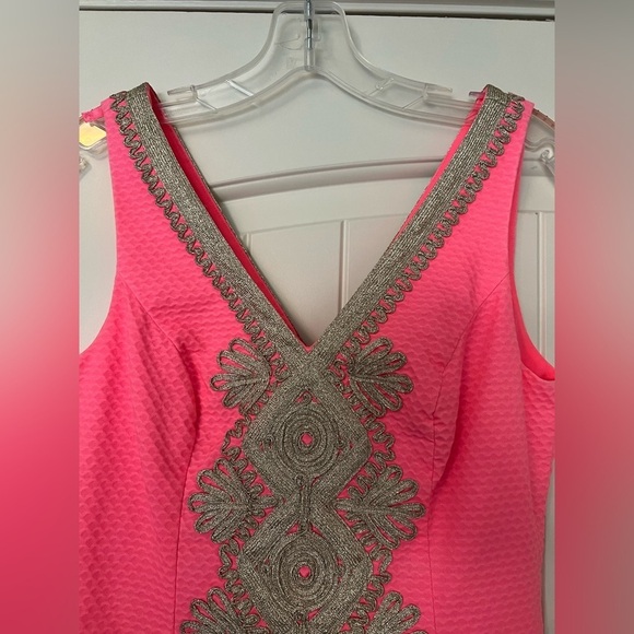 Lilly Pulitzer Junie Shift Dress Coral Reef Pink - Picture 4 of 8